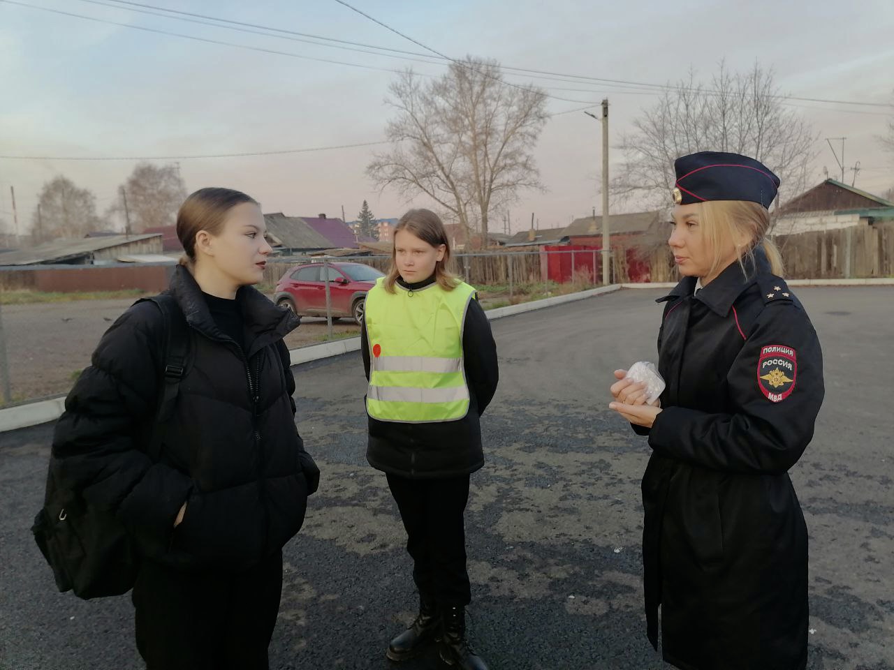 Родительский патруль Емельяновского района вышел на стражу детской безопасности.