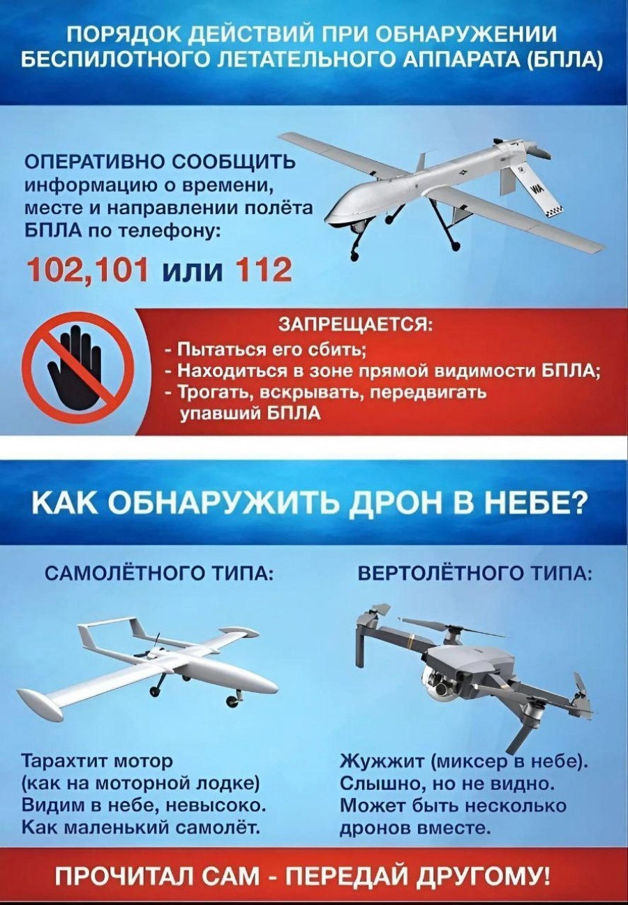 Что делать, если увидел беспилотник?.