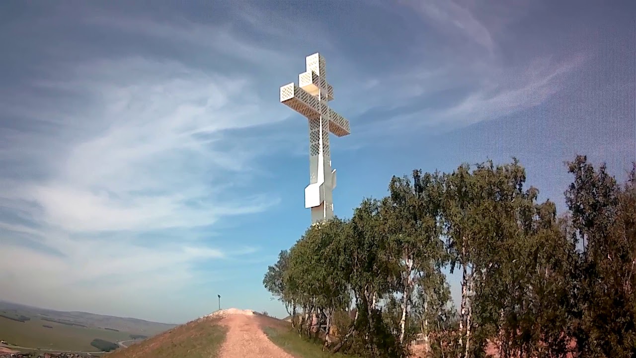 Крест на Дрокинской горе.